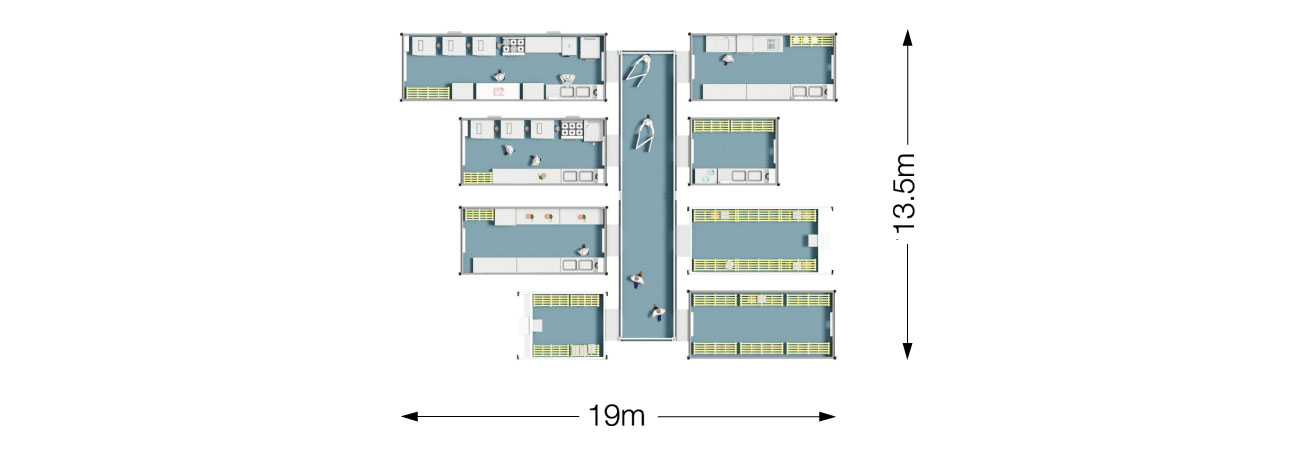 PP11 Temporary Kitchen Dimensions